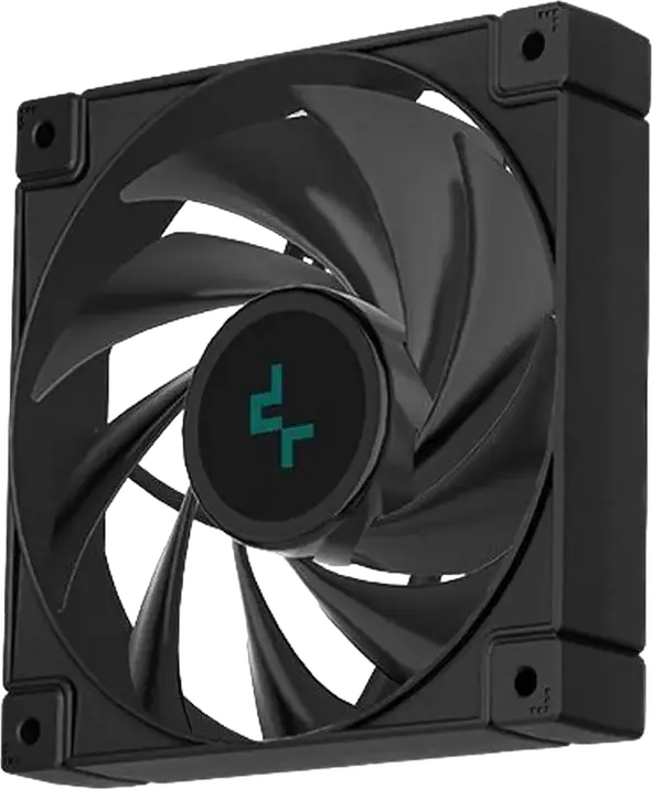 Carcasa Gaming Deepcool CC560 V2 Midi-Tower, Negru, Panou Lateral Sticla Calita, Fata Plasa, 4 Ventilatoare 120mm LED Albastre, Suport ATX/mATX/ITX