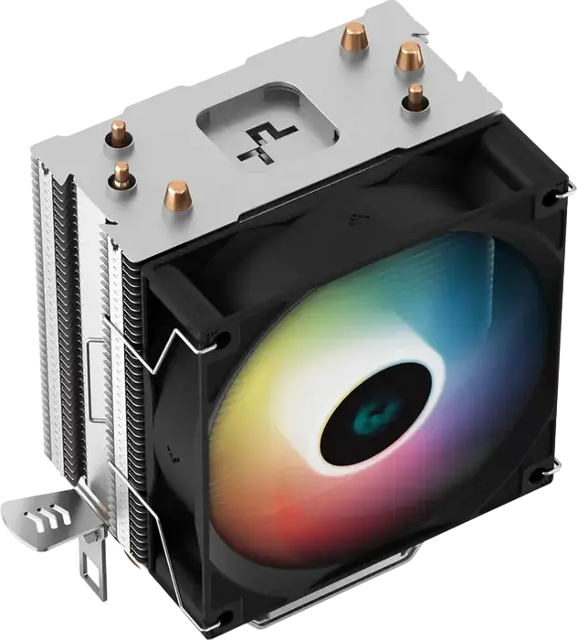 Кулер для процессора Deepcool AG300 LED, активное охлаждение, PWM вентилятор 92мм, 3 тепловые трубки 6мм Direct Touch, алюминиевый радиатор, RGB, TDP 150Вт, LGA1700/AM5
