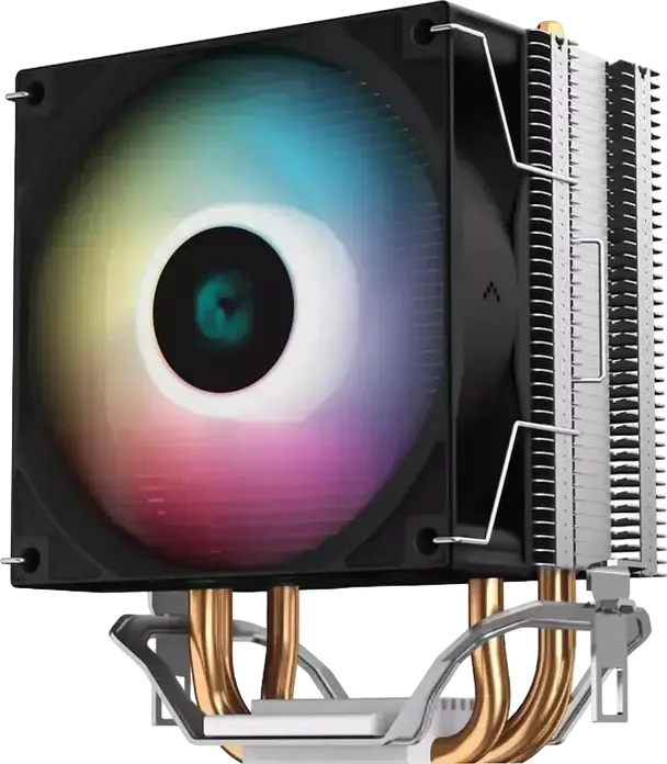 Кулер для процессора Deepcool AG300 LED, активное охлаждение, PWM вентилятор 92мм, 3 тепловые трубки 6мм Direct Touch, алюминиевый радиатор, RGB, TDP 150Вт, LGA1700/AM5