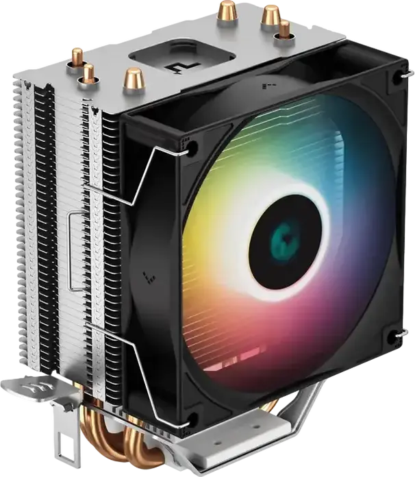 Кулер для процессора Deepcool AG300 LED, активное охлаждение, PWM вентилятор 92мм, 3 тепловые трубки 6мм Direct Touch, алюминиевый радиатор, RGB, TDP 150Вт, LGA1700/AM5