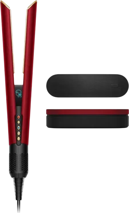 Выпрямитель для волос Dyson Airstrait HT01 Wet-to-Dry, 1600 Вт, ионизация, ЖК-дисплей, технология струй воздуха высокого давления, набор из 3 предметов