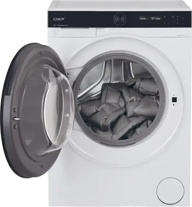 Masina de spalat rufe cu incarcare frontala Candy BS 49SB8G-S, 9 kg, 1400 rpm, Motor Inverter, Clasa Energetica A, Curatare cu Aburi, hOn, Alb