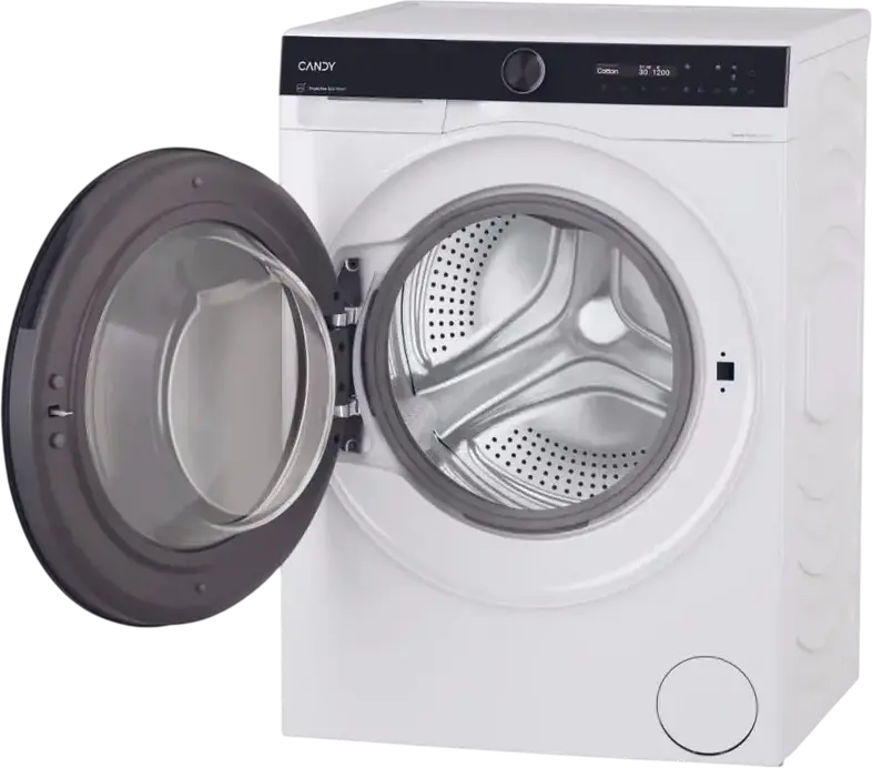 Masina de spalat rufe cu incarcare frontala Candy BS 49SB8G-S, 9 kg, 1400 rpm, Motor Inverter, Clasa Energetica A, Curatare cu Aburi, hOn, Alb