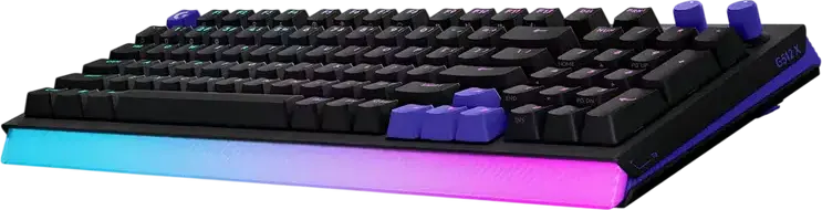 Tastatura Gaming Mecanica cu Fir Logitech G512 X 98, Layout Compact Full Size 98%, Rata de Poll 8K, RGB LIGHTSYNC, Switch-uri Dual Swap Liniare, Rapid Trigger, Neagra