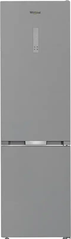 Frigider Combinat Whirlpool WHK 26403 XP6E 1, No Frost, 6th Sense, Volum Total 355L, Argintiu, Clasa Energetica C, 203.5x59.5x66.3 cm