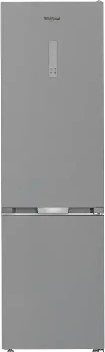 Frigider Combinat Whirlpool WHK 26403 XP6E 1, No Frost, 6th Sense, Volum Total 355L, Argintiu, Clasa Energetica C, 203.5x59.5x66.3 cm