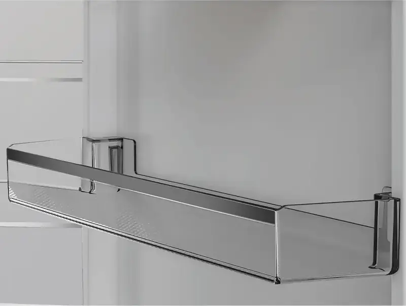 Frigider Combinat Whirlpool WHK 26403 XP6E 1, No Frost, 6th Sense, Volum Total 355L, Argintiu, Clasa Energetica C, 203.5x59.5x66.3 cm