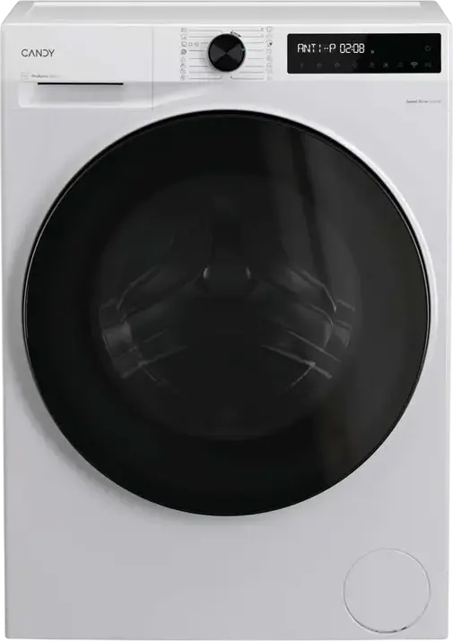 Candy BWR 485SBL6-S ProWash&Dry 500 Washer-Dryer, 8kg Wash/5kg Dry, 1400rpm, Inverter Motor, Wi-Fi, Bluetooth, Slim Design, White/Black