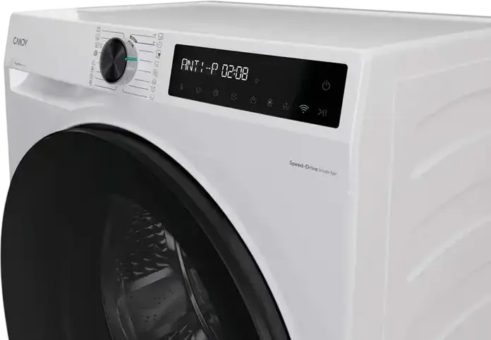 Стирально-сушильная машина Candy BWR 485SBL6-S ProWash&Dry 500, 8кг стирка/5кг сушка, 1400 об/мин, инверторный двигатель, Wi-Fi, Bluetooth, Slim, Белый/Черный