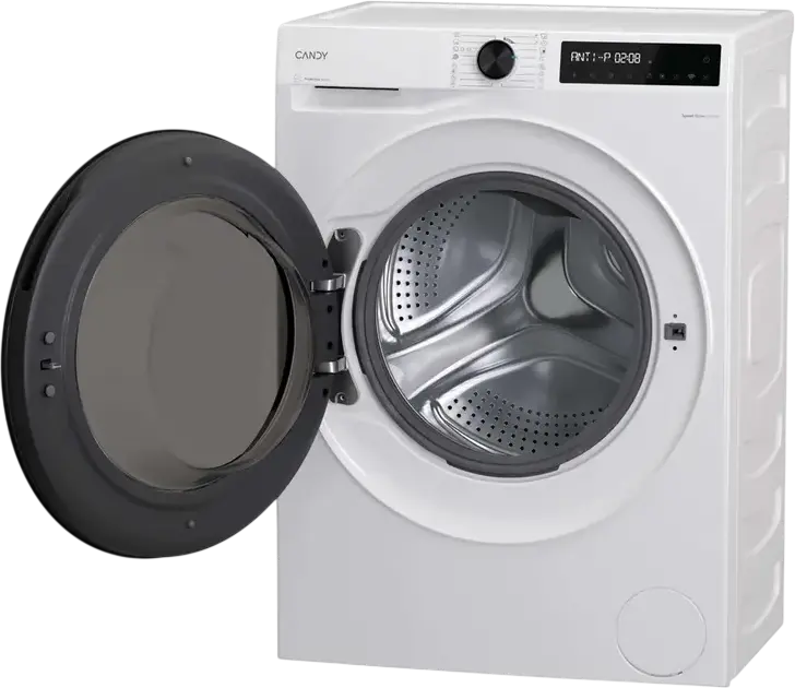 Candy BWR 485SBL6-S ProWash&Dry 500 Washer-Dryer, 8kg Wash/5kg Dry, 1400rpm, Inverter Motor, Wi-Fi, Bluetooth, Slim Design, White/Black