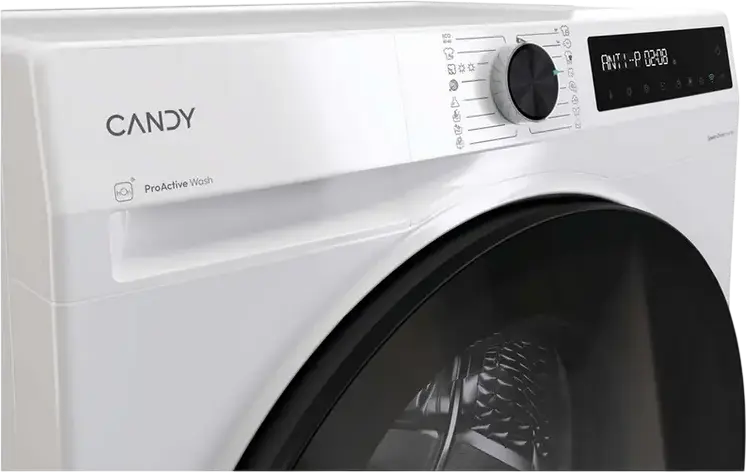 Candy BWR 485SBL6-S ProWash&Dry 500 Washer-Dryer, 8kg Wash/5kg Dry, 1400rpm, Inverter Motor, Wi-Fi, Bluetooth, Slim Design, White/Black