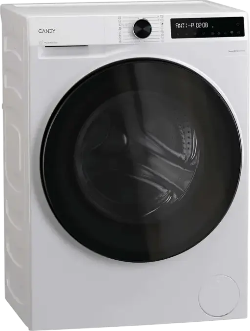Candy BWR 485SBL6-S ProWash&Dry 500 Washer-Dryer, 8kg Wash/5kg Dry, 1400rpm, Inverter Motor, Wi-Fi, Bluetooth, Slim Design, White/Black