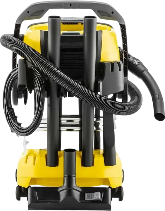 Karcher WD 5 S Wet & Dry Vacuum Cleaner, 1200W, 25L Stainless Steel Container, HEPA Filter, Blowing Function, with Floor Brush and Crevice Nozzle