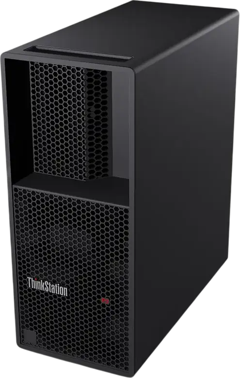Рабочая станция Lenovo ThinkStation P3 Tower Gen 2, процессор Intel Core Ultra 7 265K, 64ГБ ОЗУ, графика NVIDIA RTX 200, SSD 1ТБ, ThinkShield, MIL-STD-810H, черный