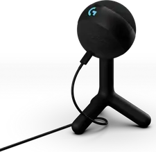 Microfon Gaming Logitech Yeti Orb RGB, USB, Negru