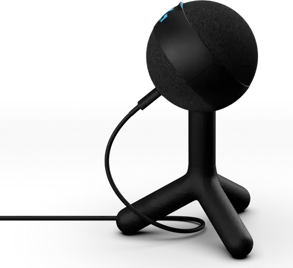 Logitech G Yeti Orb RGB Condenser USB Microphone 988-000551, Cardioid, 24bit/48KHz, Blue VO!CE, LIGHTSYNC RGB, Black