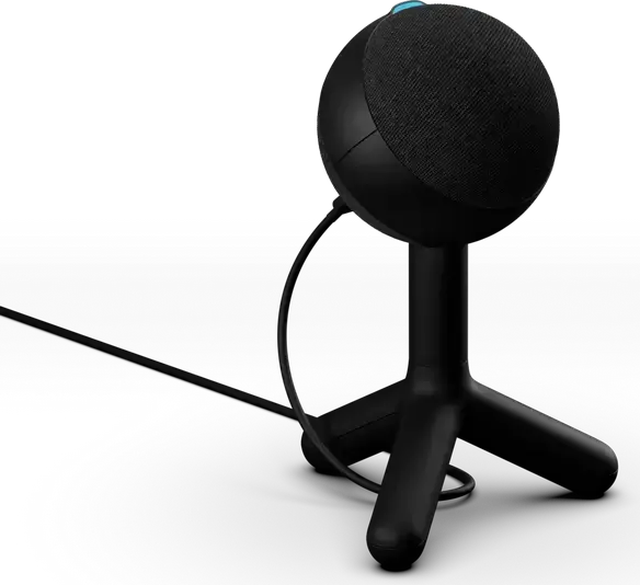 Logitech G Yeti Orb RGB Condenser USB Microphone 988-000551, Cardioid, 24bit/48KHz, Blue VO!CE, LIGHTSYNC RGB, Black