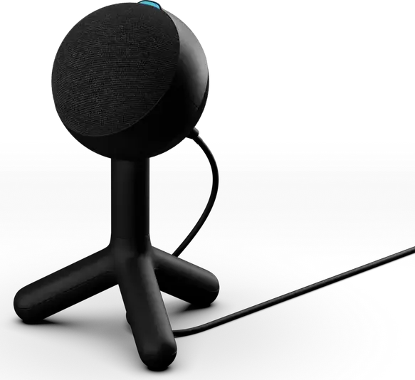 Logitech G Yeti Orb RGB Condenser USB Microphone 988-000551, Cardioid, 24bit/48KHz, Blue VO!CE, LIGHTSYNC RGB, Black