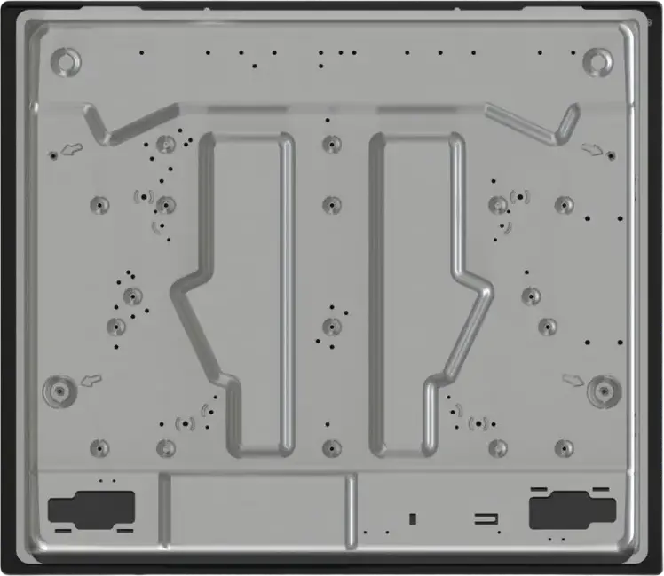 Газовая варочная панель Gorenje GW 642 AB, 4 конфорки с WOK, нержавеющая сталь, чугунные решетки, электроподжиг, газ-контроль, 60 см, черный