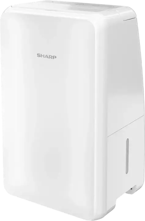Deumidificator Sharp UD-T104AP-W, Capacitate 10L/Zi, Rezervor 2L, Suprafață 22m2, Control Mecanic, Mod Turbo, Anti-îngheț, Alb