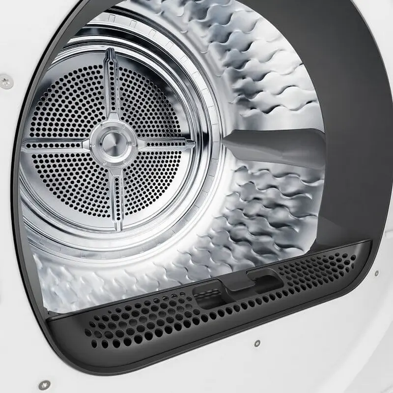 Конденсационный сушильный автомат Gorenje DG81DP с тепловым насосом, загрузка 10 кг, мотор Inverter PowerDrive, NatureDry, TangleFree, белый/черный