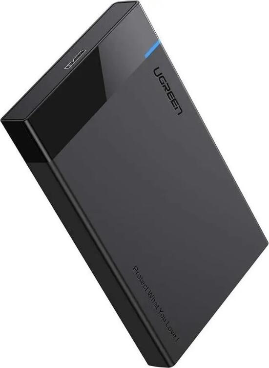 Внешний корпус UGREEN US221 для HDD SSD 2.5 дюйма SATA 3.0, адаптер USB 3.0, скорость передачи данных 5 Гбит/с, поддержка UASP, макс. емкость 6 ТБ, черный