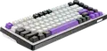 HATOR Hellyberry HK75 75% Compact Mechanical Keyboard, Wireless Tri-mode Wireless/Bluetooth/USB, Pre-lubed Linear Switches, Hot-swappable, RGB Lighting & Knob