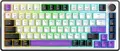 HATOR Hellyberry HK75 75% Compact Mechanical Keyboard, Wireless Tri-mode Wireless/Bluetooth/USB, Pre-lubed Linear Switches, Hot-swappable, RGB Lighting & Knob
