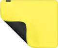 HATOR Tonn EVO Gaming Mouse Pad, Medium (M), 360x300x4mm, Textile Surface, Natural Rubber Base, Stitched Edges, Yellow and Grey