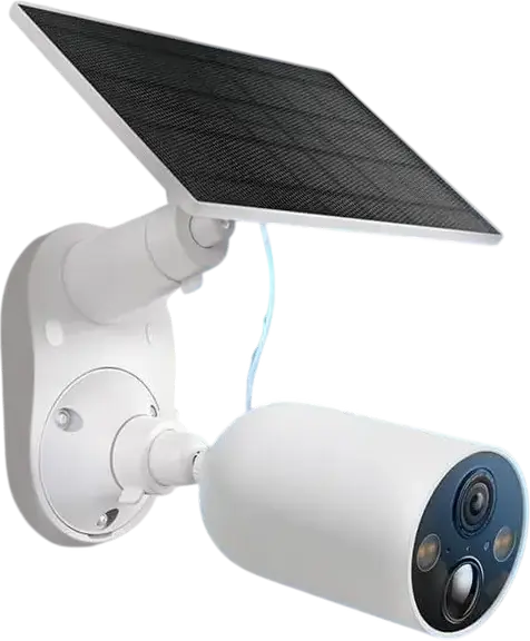 Set de 2 piese TP-Link Tapo TC85 KIT Camera de Securitate cu Baterie si Panou Solar, Rezolutie 4Mpix 2K QHD, FOV 150 grade, IP66, Alb