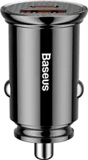 Baseus Car Charger 1*USB-A+1*Type-C 30W, Black