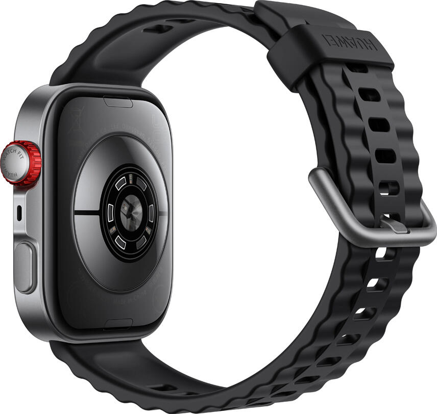 Huawei Watch Fit 4 Pro Smartwatch, 1.82" AMOLED Display, Titanium Bezel, Sapphire Glass, ECG, 5 ATM & 40m Diving, Bluetooth 5.2, NFC, Black