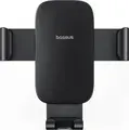 Suport Auto Baseus Metal Age 3 BS-CM028 cu Sistem Gravity pentru Grila de Ventilatie Aliaj Aluminiu Prindere Automata, Culoare: Negru