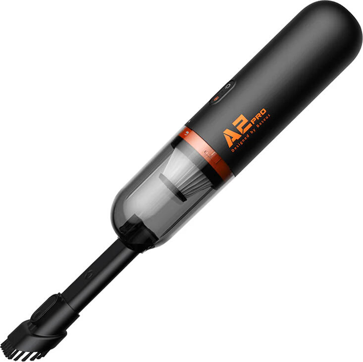 Baseus A2 Pro Portable Car Vacuum Cleaner, 80W, 6000Pa Suction, Cordless Handheld Vacuum with Washable HEPA Filter, 2000mAh Battery, USB-C Charging