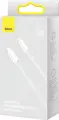 Baseus Dynamic Series USB-C to Lightning Cable, 20W PD Fast Charging, 1m Braided Nylon, 480Mbps Data Transfer, Smart Chip for iPhone iPad AirPods, White