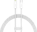 Baseus Dynamic Series USB-C to Lightning Cable, 20W PD Fast Charging, 1m Braided Nylon, 480Mbps Data Transfer, Smart Chip for iPhone iPad AirPods, White