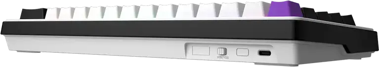 Механическая клавиатура HATOR Hellyberry HK60 60% ультракомпактная, проводная USB-C, Hot-swap линейные переключатели, RGB, белая