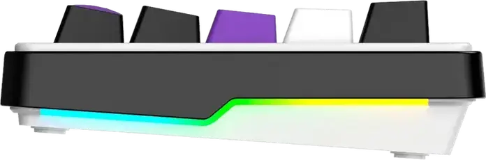 Механическая клавиатура HATOR Hellyberry HK60 60% ультракомпактная, проводная USB-C, Hot-swap линейные переключатели, RGB, белая
