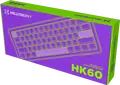 Механическая клавиатура HATOR Hellyberry HK60 60% ультракомпактная, проводная USB-C, Hot-swap линейные переключатели, RGB, белая