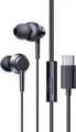 Baseus Encok CZ11 Wired In-Ear Earphones with USB Type-C Interface, 10mm Driver, Integrated Microphone and Inline Remote, Anti-Tangle TPE Cable, Black