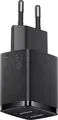 Сетевое зарядное устройство Baseus Compact Series CCCP10UE EU Plug Универсальная быстрая зарядка 2 порта USB Type-A Черный