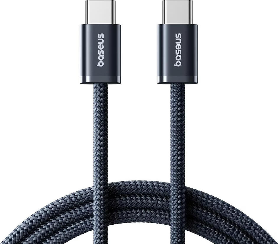 Baseus Dynamic 4 Pro USB-C to USB-C Cable, 100W PD Fast Charging, 480Mbps Data Sync, Braided Nylon Magnetic Auto-Organizer Tangle-Free Cord, 1m