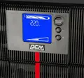 Powercom MAC-6K UPS Online Double Conversion 6000VA 6000W Pure Sine Wave Tower cu Display LCD si Conector Bloc Terminal, Negru