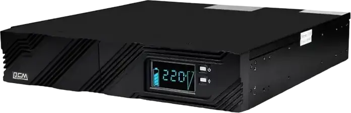 UPS PCM SPR-3000 Line-Interactive 2000VA, Sursa de Alimentare Neinterruptibila Tower/Rackmount, 9 Conectori IEC C13/C19, Ecran LCD, Port USB și Remote, Negru