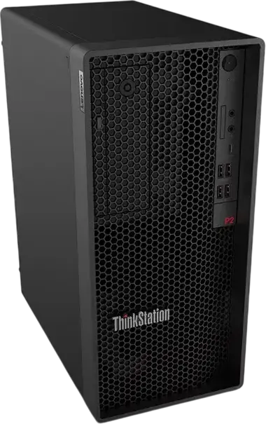 Lenovo ThinkStation P2 Gen 2 Tower Workstation, Intel Core Ultra 7 265K, 32GB DDR5, 1TB SSD M.2 PCIe Gen4, Blu-ray, Windows 11 Pro, Black