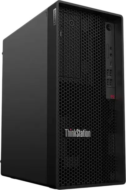 Lenovo ThinkStation P2 Gen 2 Tower Workstation, Intel Core Ultra 7 265K, 32GB DDR5, 1TB SSD M.2 PCIe Gen4, Blu-ray, Windows 11 Pro, Black