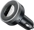 Baseus Enjoy Car Wireless MP3 Charger CCLH-01, Bluetooth v5.0 FM Transmitter, 17W Dual USB Ports 5V/3.4A, TF Card and AUX Support, Hands-Free Calling