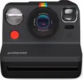 Polaroid Now Generation 2 Instant Camera, Black, Autofocus, Double Exposure, Self-Timer, USB-C Rechargeable, Compatible with i-Type and 600 Film