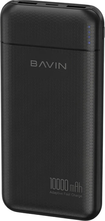BAVIN Power Bank 10000mAh, Quick Charging, Dual USB Output, Black