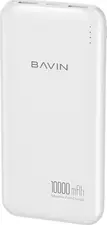 BAVIN Power Bank 10000mAh, Quick Charging, Dual USB Output, White